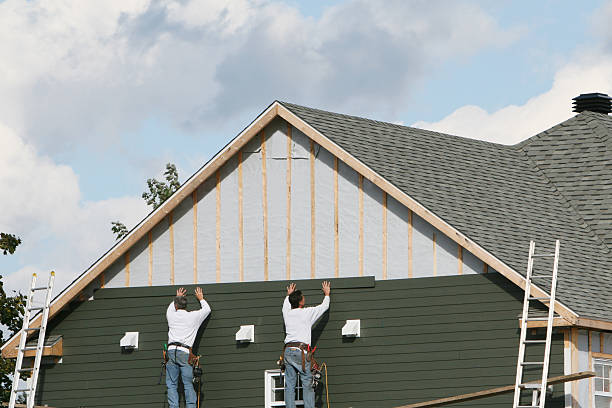 Professional Siding Repair technician working in Six Mile, SC